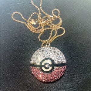 Betsey Johnson Pink Pokémon Poke ball.